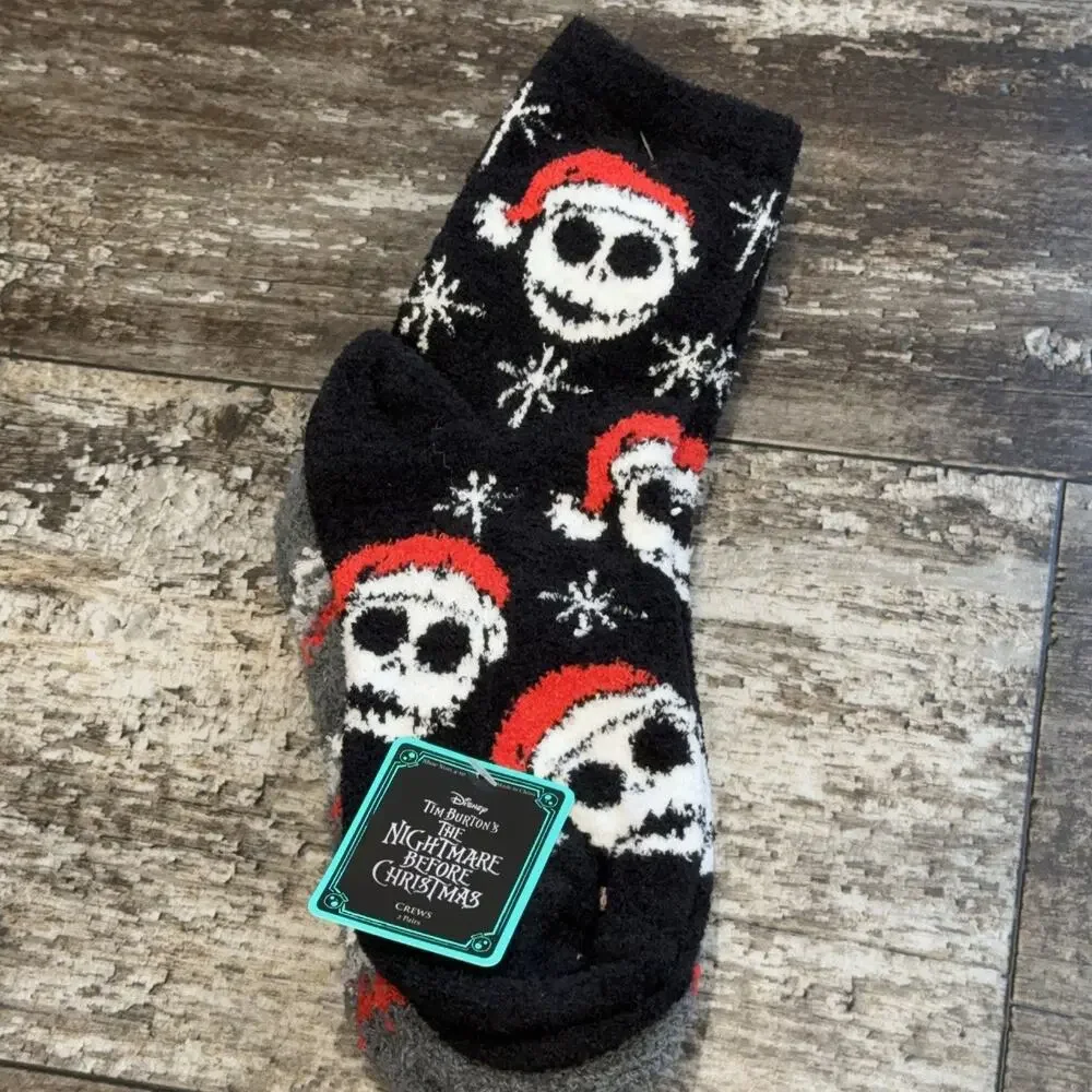 Nightmare Before Christmas Socks Womens Shoe Size‎ 4-10 Jack Skellington Holiday